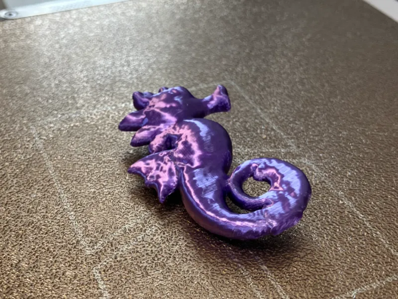 Miniature Seahorse: Cute, Fast Print, and Detailed
