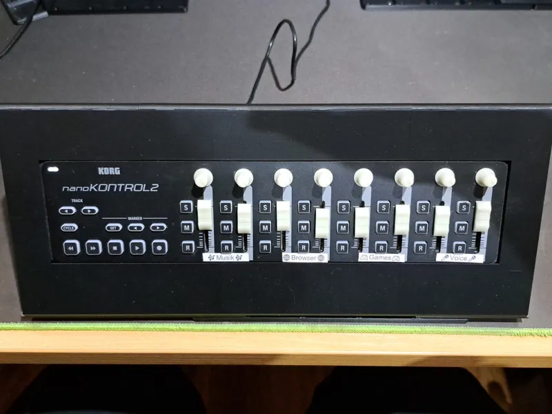 Pro Streamer Korg Nanocontrol 2 Control Panbel