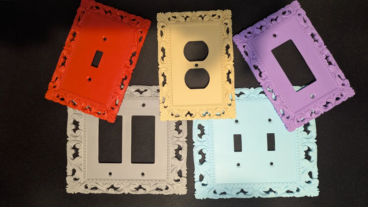 Selection Of Framed Switch and Outlet Covers view 2