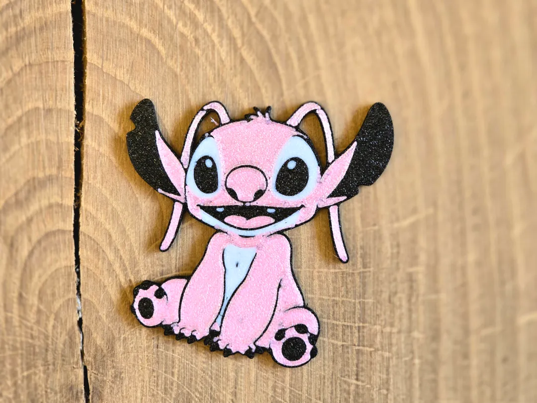 Angel Stitch fridge magnet - Free 3D Print Model - MakerWorld