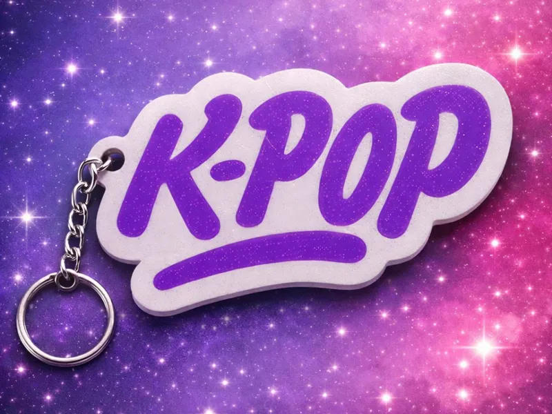 Portachiavi KPop Demon Hunters – Bicolore e veloce