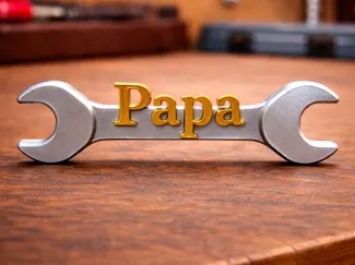Papa Wrench Display – Father’s Day Decoration