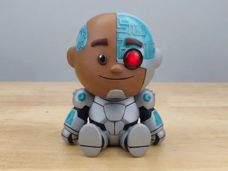 "Cyborg" Teen Titans GO! Chibi Figurine