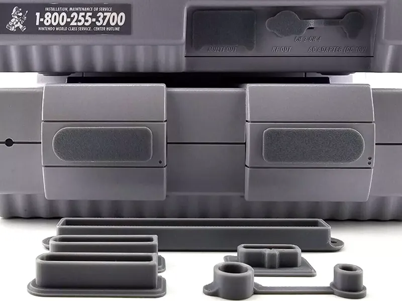 SNES Console Port Cover Dust Protectors - TPU ONLY