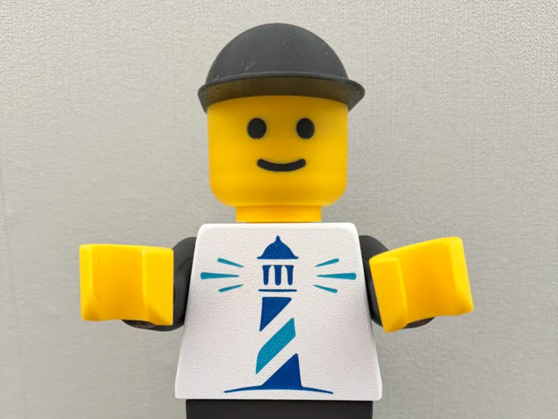 Leuchtturm Brickman 20cm Figur