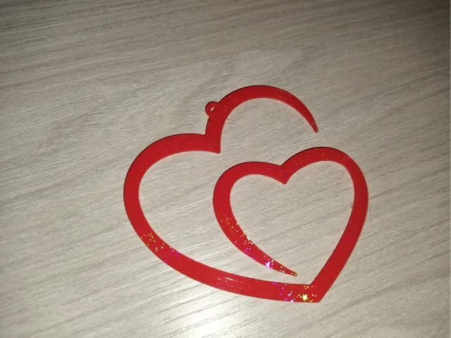 Orecchini e collana CUORE