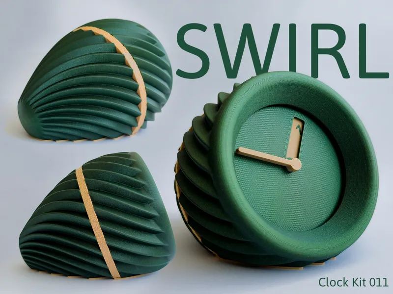 Swirl Clock