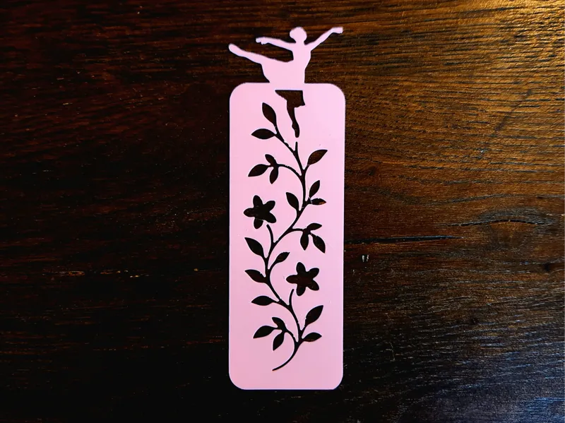 Ballerina Bookmark - Embedded Dancer Version