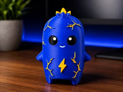 Fortnite Inspired Electric Sprite Figurine 2 Sizes