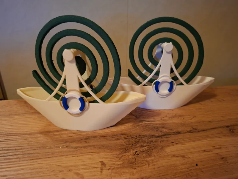 Mosquito Coil Holder Boat