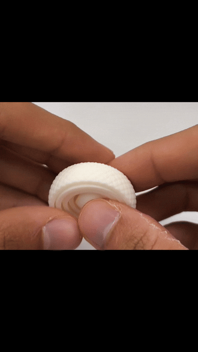 Mini anneau gyroscopique anti-stress 