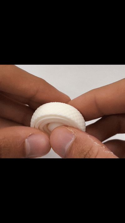 Mini anneau gyroscopique anti-stress 