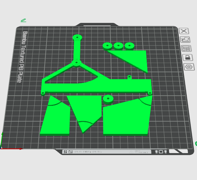 Miniatura 1 do modelo 3D 证明三角形内角和等于180度