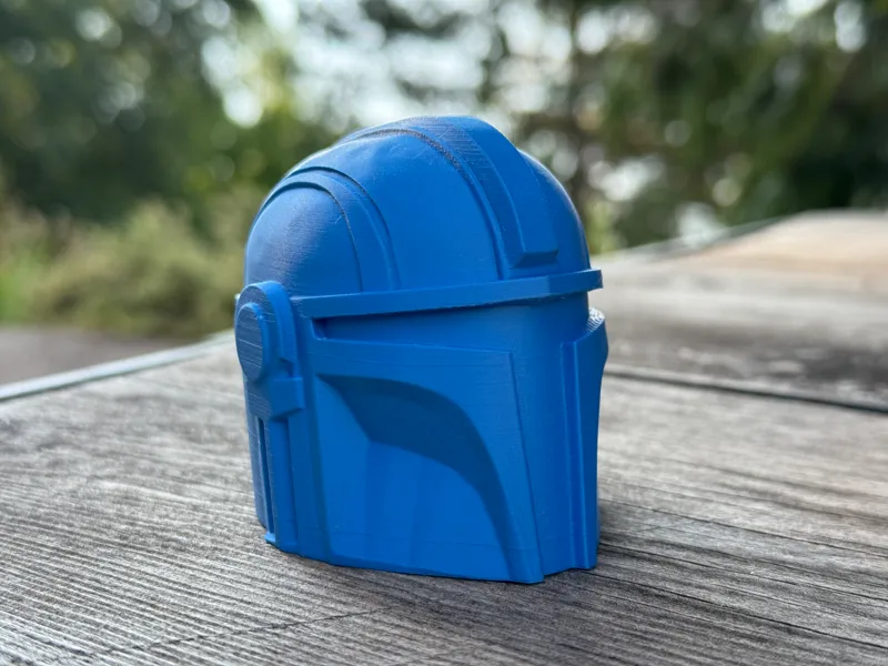 Galactic gladiator helmet sculpture