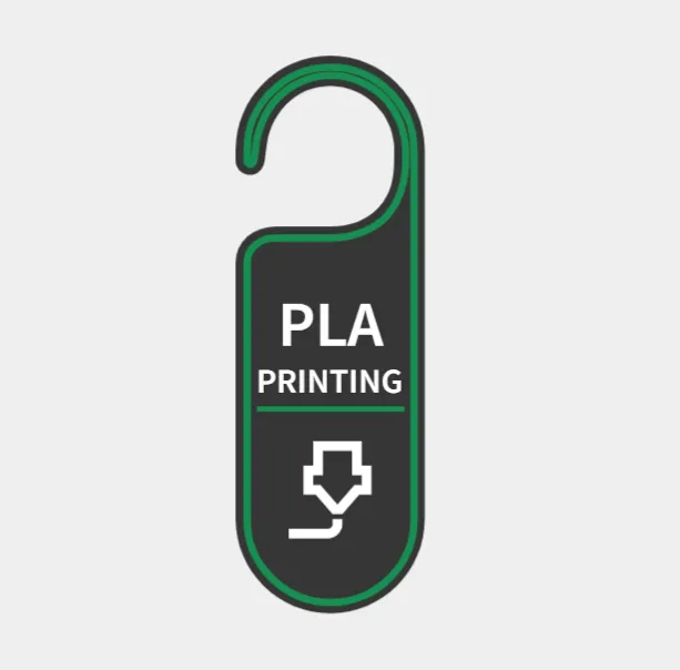 Print material sign - PLA