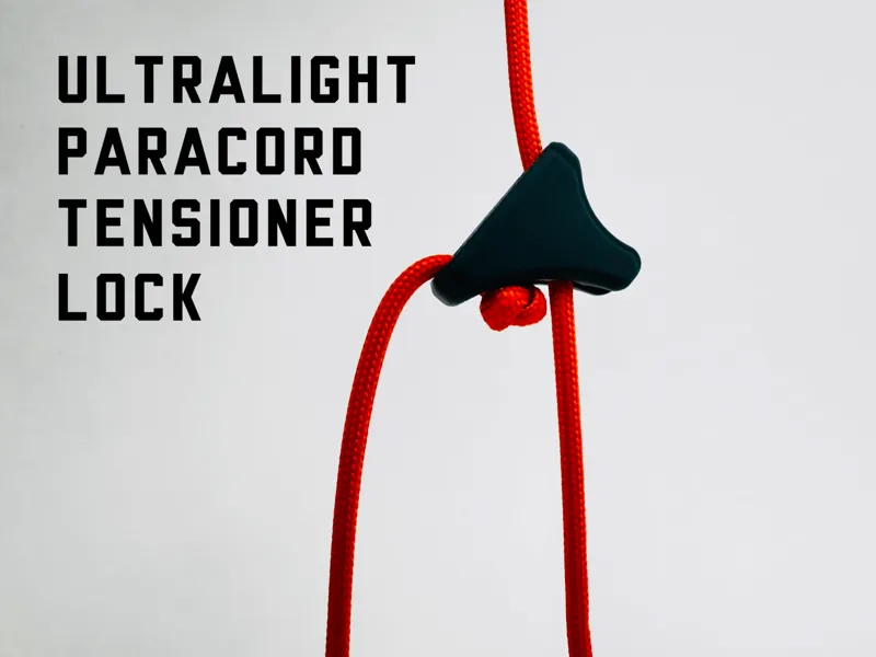 Ultralight Paracord Tensioner Lock