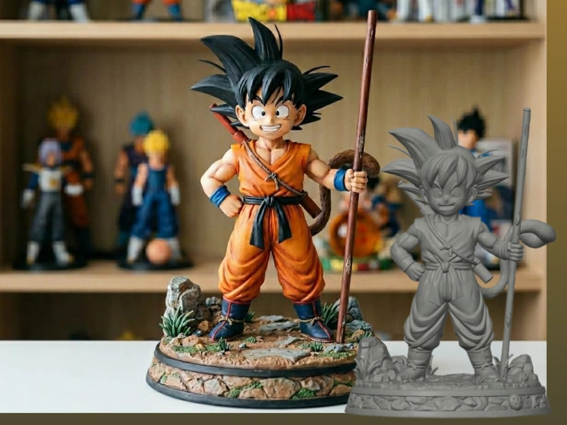 Goku pequeño, dragon ball 