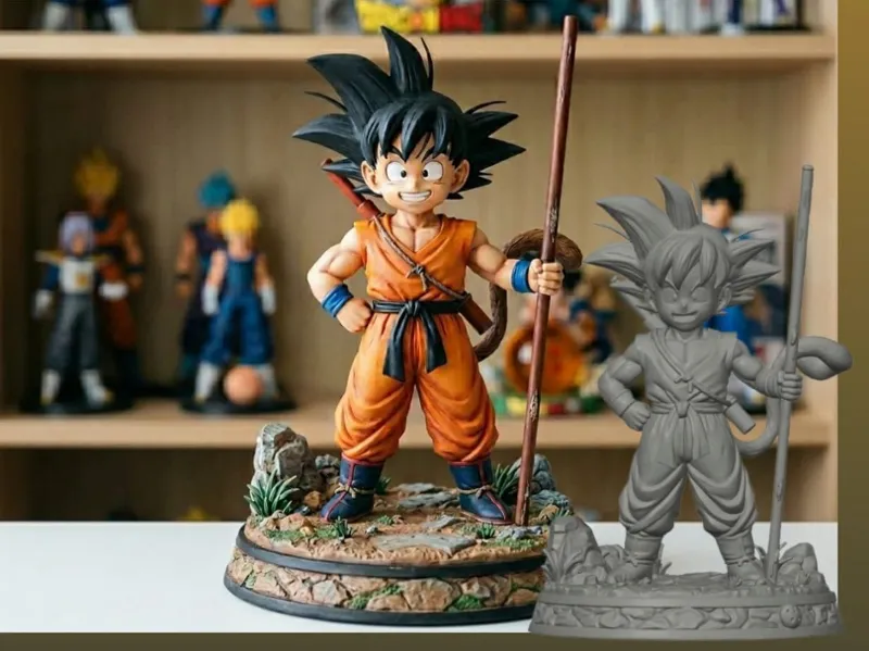 Goku pequeño, dragon ball 
