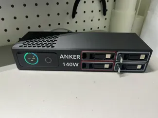 安克 ANKER 140w 伸缩充电线 充电座 快充充电站