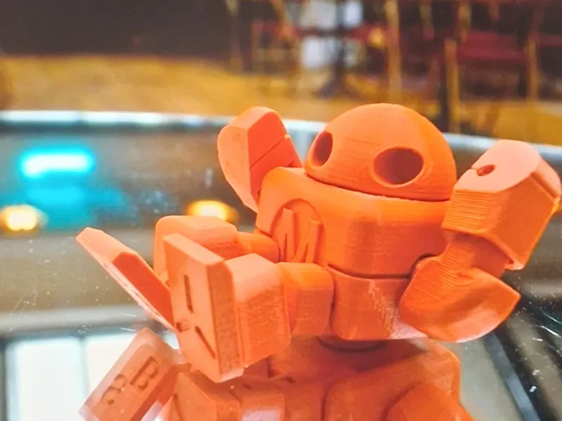 Maker Faire Robot Action Figure (Single file)