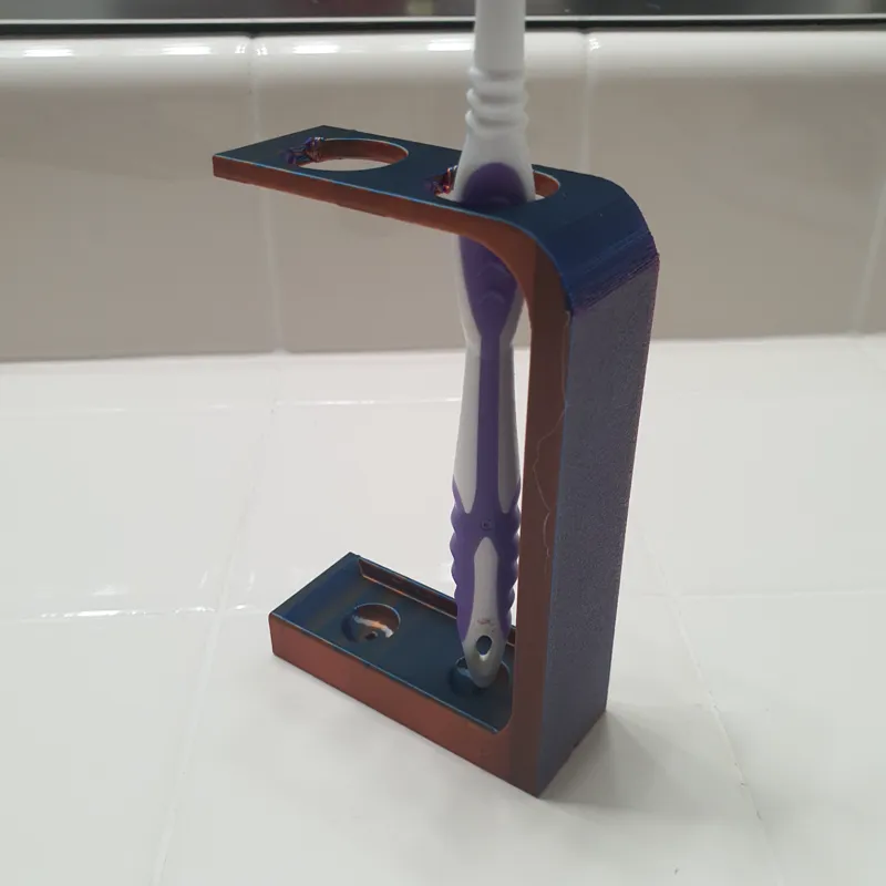 Tooth Brush Holder Print in Place No Supports