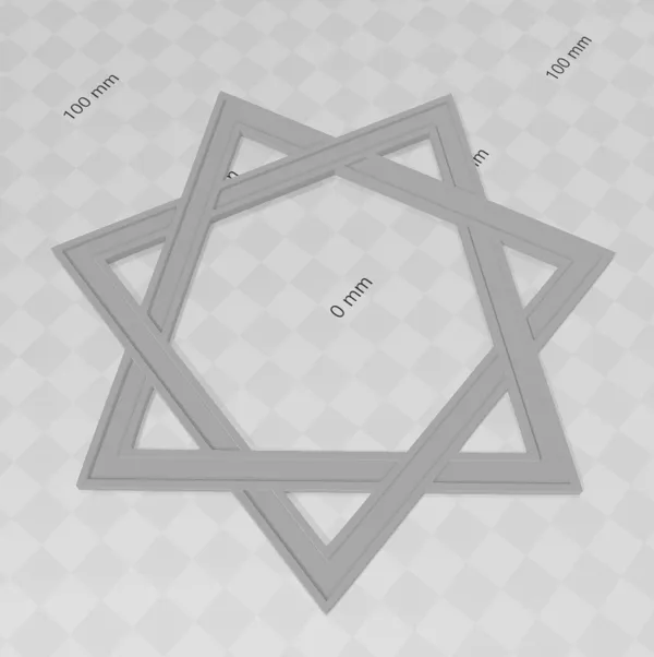 Heptagramme décoratif