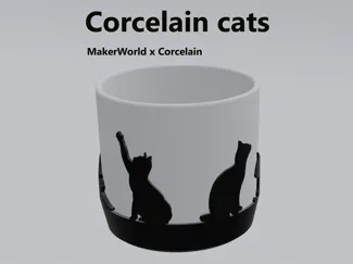 Corcelain cats