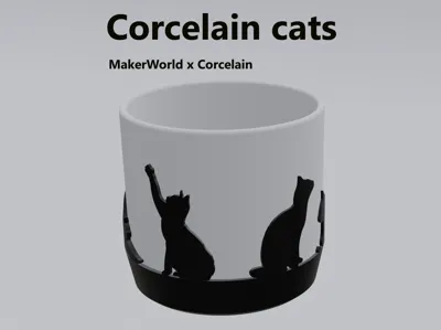 Corcelain cats