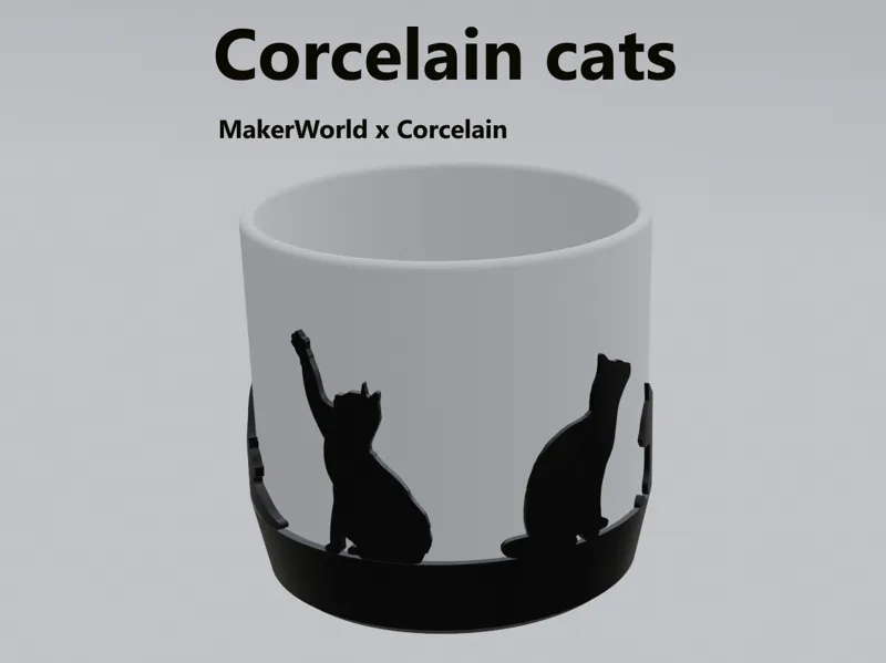 Corcelain cats