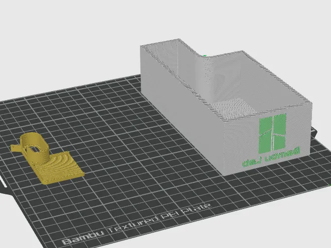 bambu lab poop container + Poop-Deflector
