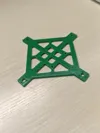 2-inch aircraft three-hole motor mount