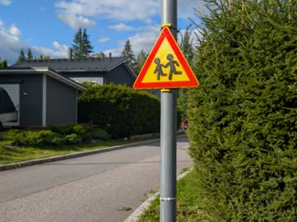 Slow children at play sign