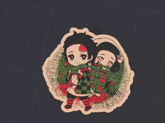 Demon Slayer keychain