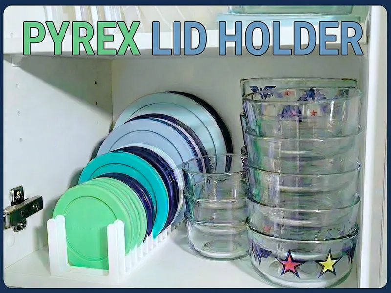 Pyrex Lid Holder - Multiple Lid Sizes