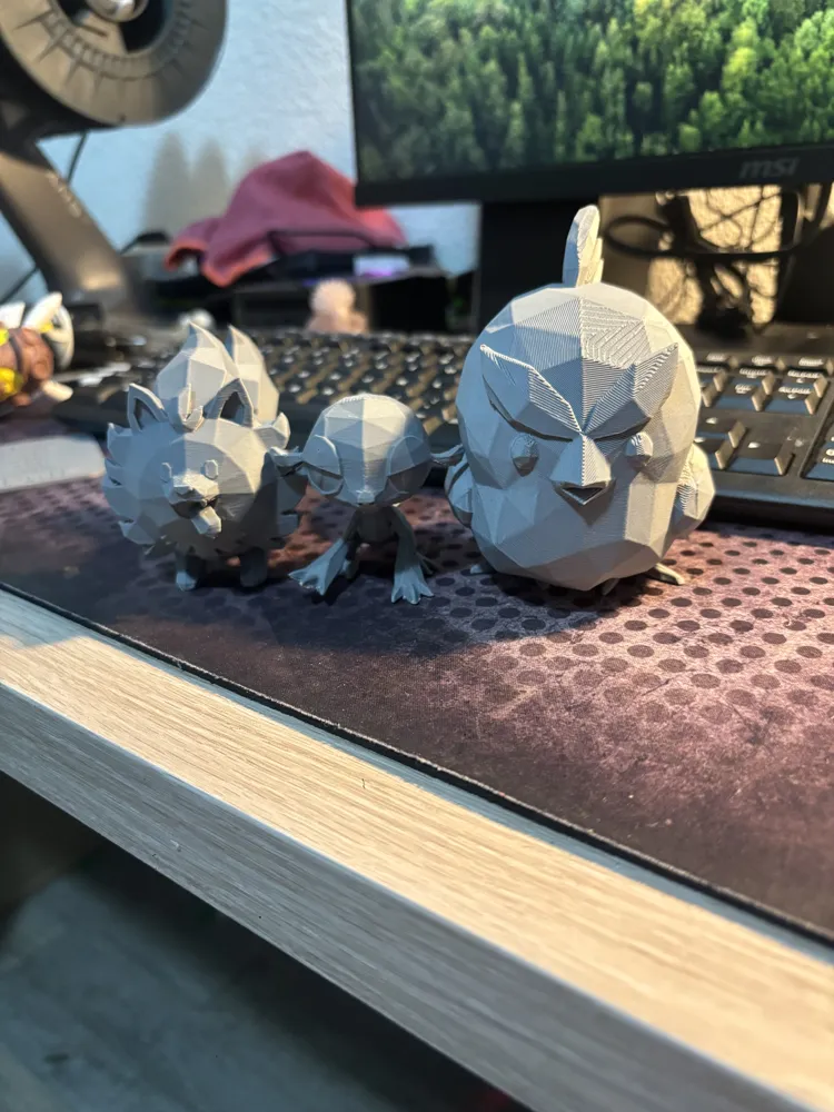10th generation starters low poly - Free 3D Print Model - MakerWorld