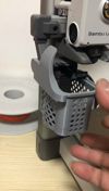 0.4mm nozzle, 0.2mm layer height, tree support, all settings at default system values. Current material is PETG, change temperature if using PLA