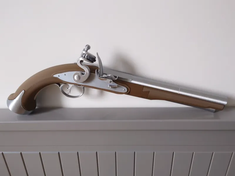 Flintlock dart pistol