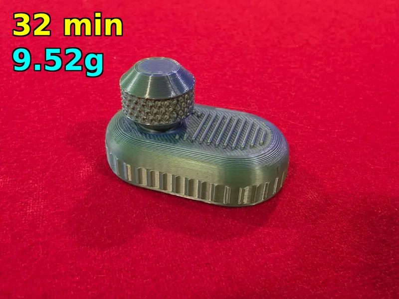 Print-in-Place Clicky Twist Knob Fidget