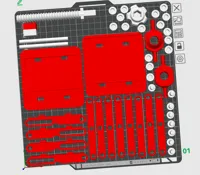 All parts on 1 plate (NOT FOR P1/X1!!!!!)