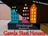 Houses, Windows, Plate and Stand