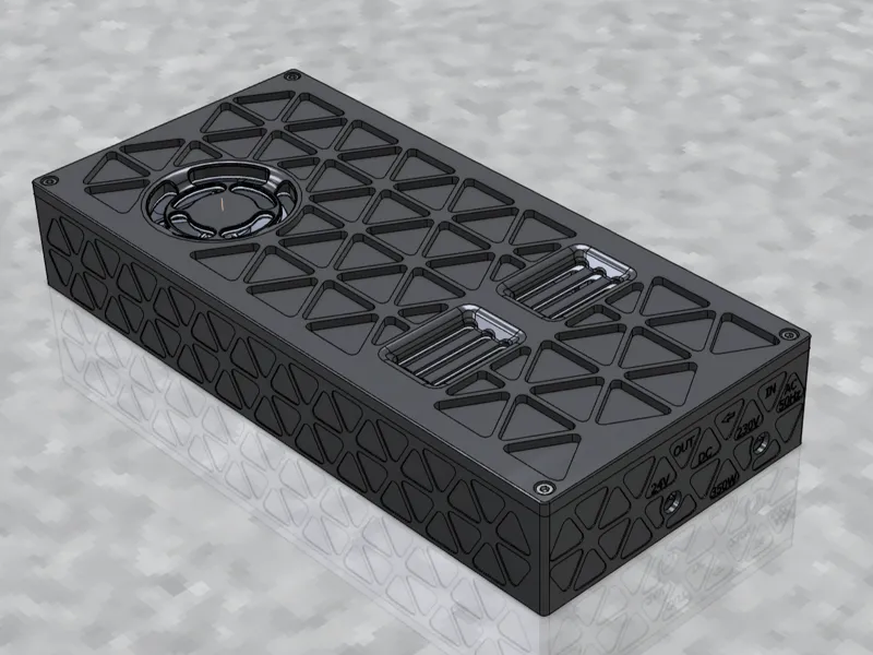 Mean Well LRS350 ISO Grid Case
