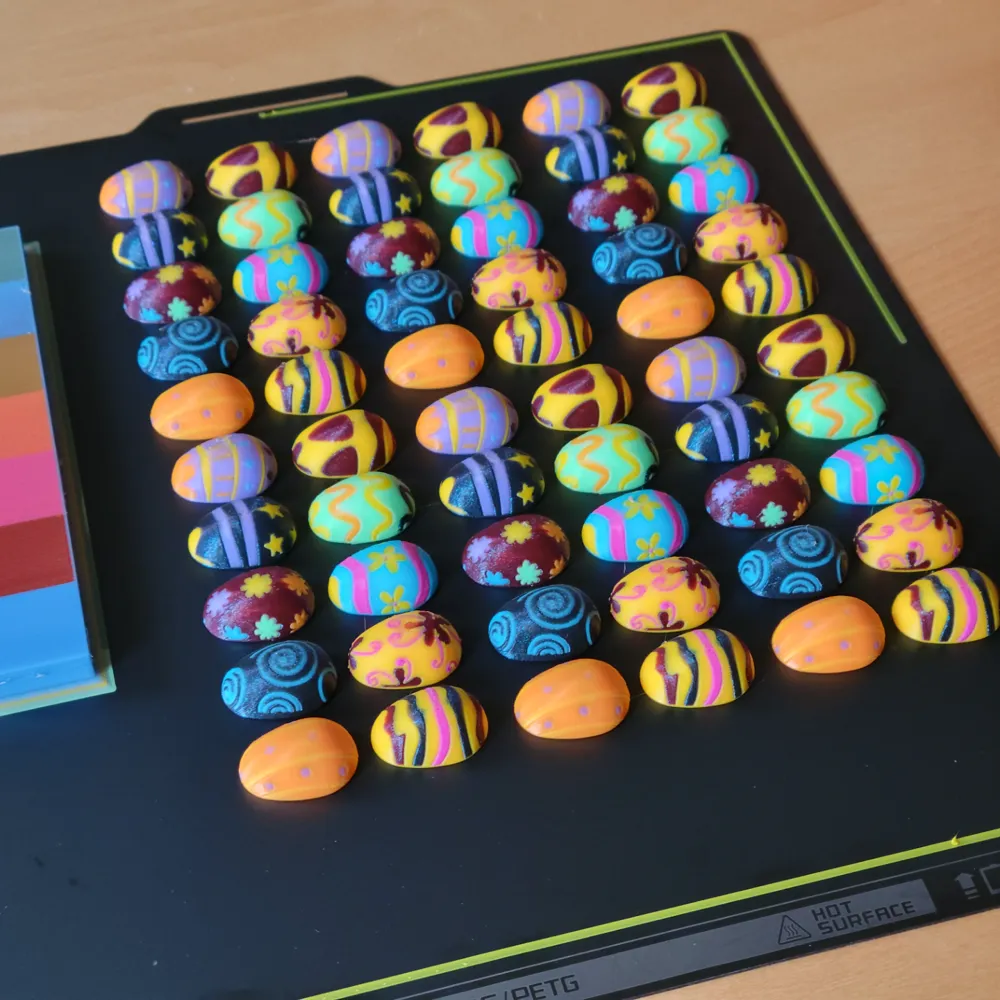 Crocs Jibbitz Set, Colorful Easter Eggs by kabendesign MakerWorld