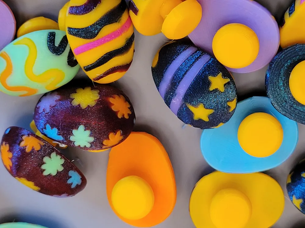 Crocs Jibbitz Set, Colorful Easter Eggs by kabendesign MakerWorld