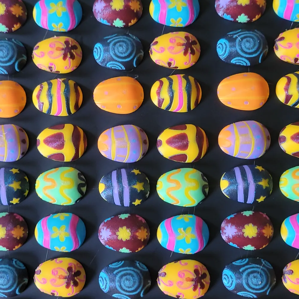 Crocs Jibbitz Set, Colorful Easter Eggs by kabendesign MakerWorld