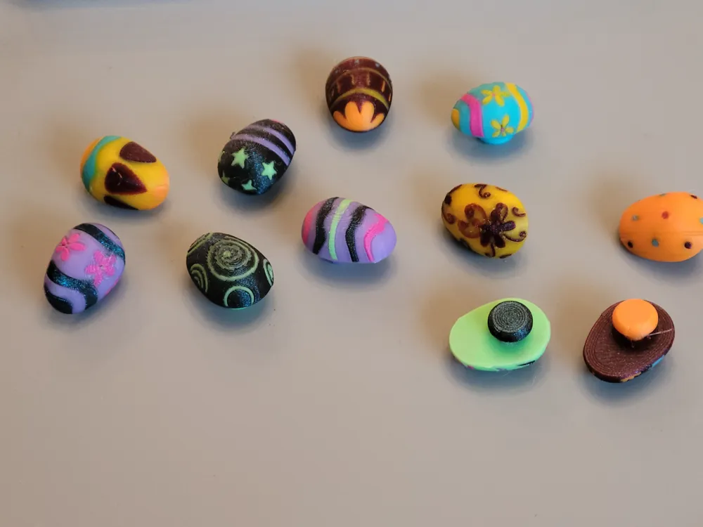 Crocs Jibbitz Set, Colorful Easter Eggs by kabendesign MakerWorld