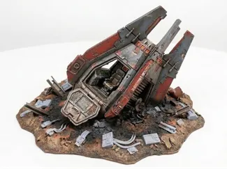 Wargame Scatter Terrain - Crashed Escape Pod