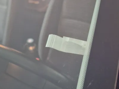 Parking Ticket windshield holder