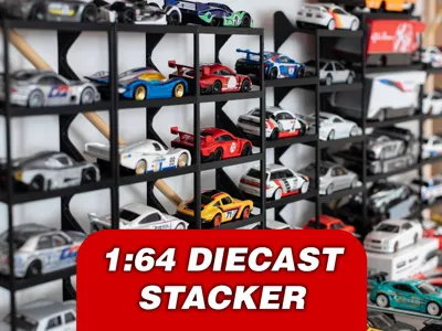 Hotwheels Diecast Shelf Stackers