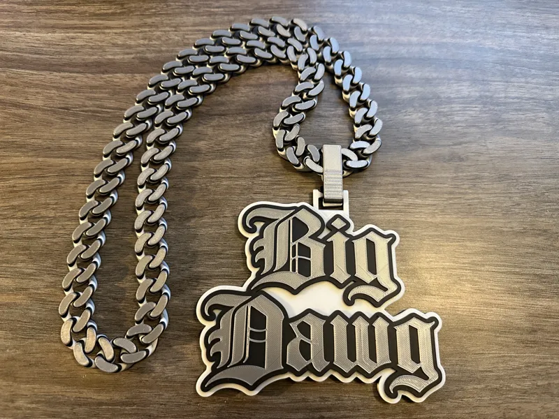 Big Dawg - Hype Chain (Old English Lettering)