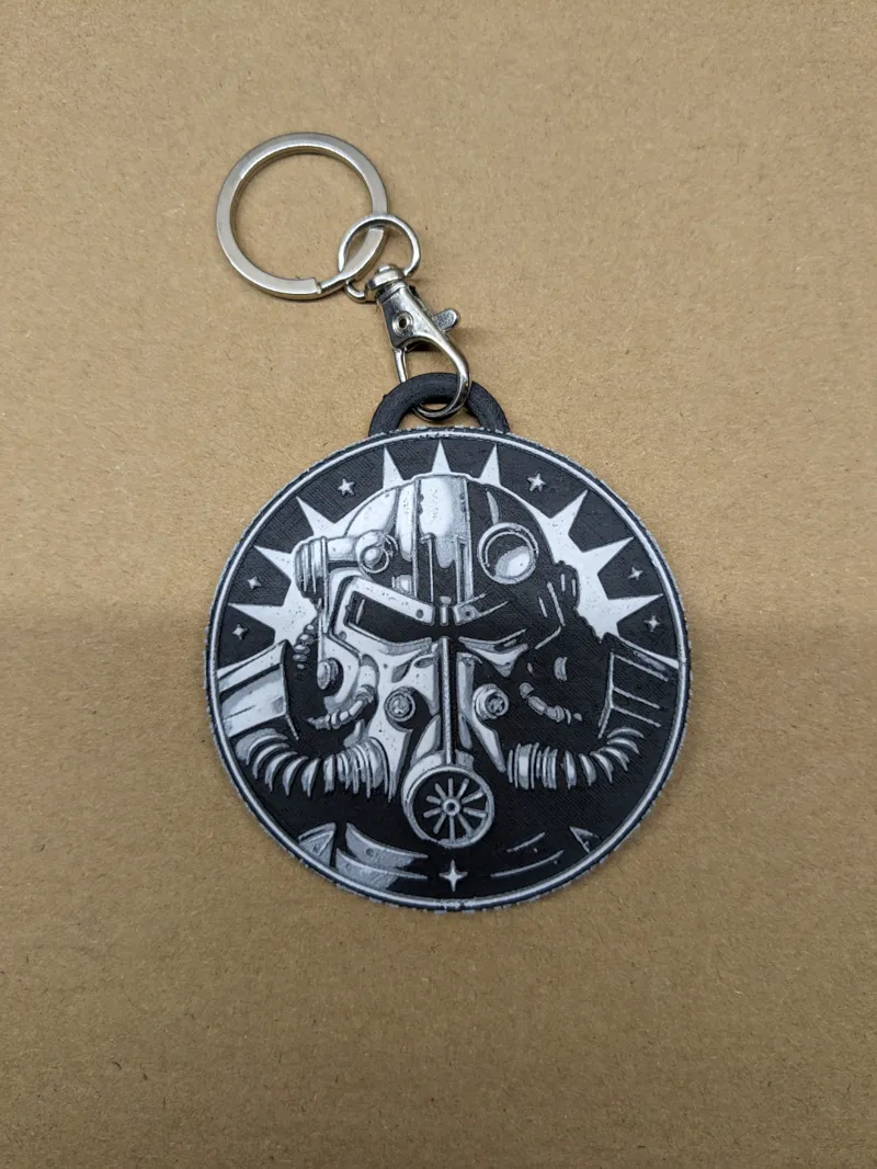 Fallout Brotherhood of Steel Keychain Ornament
